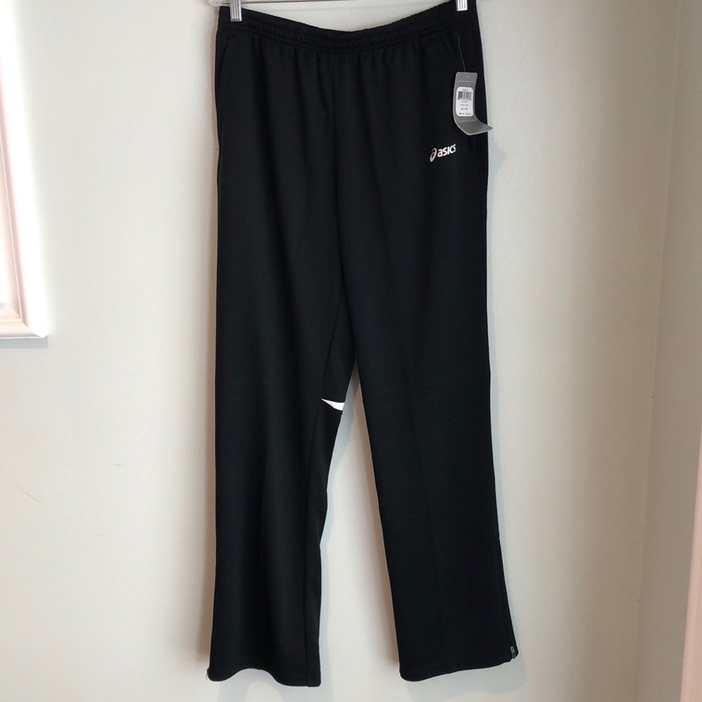 OASICS NWTS womens Workout  joggers casual, black pants, size extra large